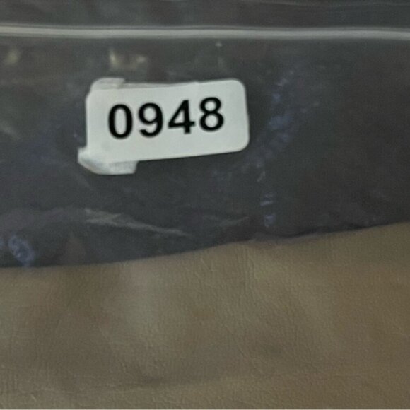 Aritzia Babaton Zedel Vegan Leather Jogger Pant Tan Size Small Pull on Comfy - Picture 13 of 13